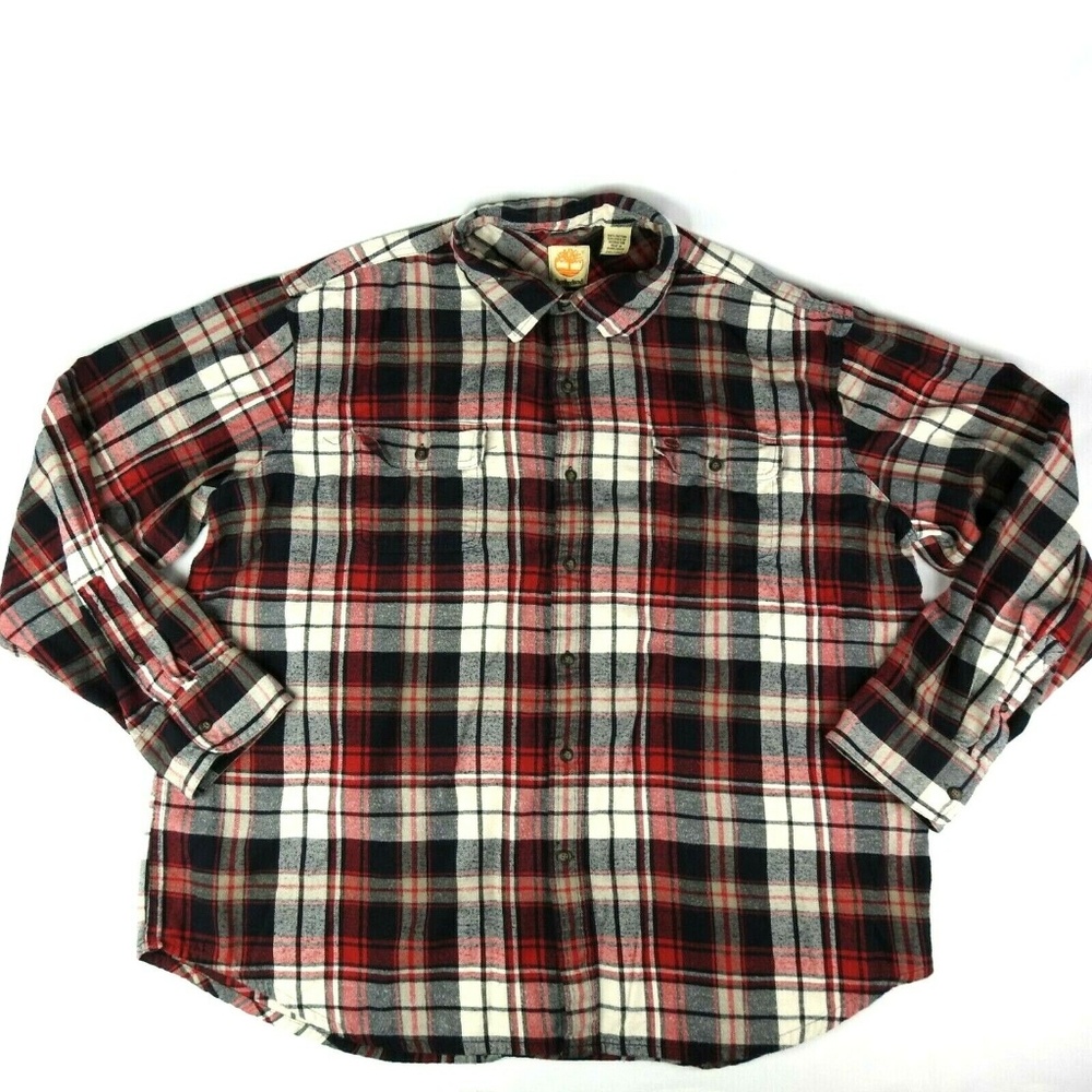Timberland Long Sleeve Flannel Shirt
